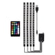 thumbnail image 4 of Tira de luces para coche de 72 luces con control por aplicación, regalo musical, luces interiores universales para debajo del tablero, kit de iluminación para mujeres y hombres 5V, 4 of 7
