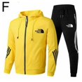 thumbnail image 2 of Nuevo traje deportivo de otoño para hombre, traje informal con cremallera y cuello alto., 2 of 2