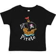 thumbnail image 3 of Inktastic Lil' Pirate Pirate Ship, Pink Bandana Boys or Girls Toddler T-Shirt, 3 of 5