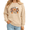 1-Apricot, variant on Women's I Put the BOO in Boujee Graphic Sweatshirt Playful Halloween Crewneck Pullover Long Sleeve Shirt