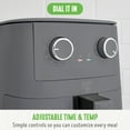 thumbnail image 3 of GreenLife 4.5 Quart Air Fryer Ceramic Nonstick, Graphite, 3 of 8