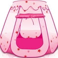 thumbnail image 4 of Yexmas Kids Play Tent, Pop Up Princess Tent Girls Kids Playhouse, Foldable Ball Pit with Carrying Bag, 4 of 7
