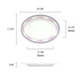 thumbnail image 2 of Excellante Rose Melamine Dinnerware Collection 9 7/8" x 7 1/4" Platter, Comes in Dozen, 2 of 3