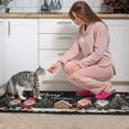 thumbnail image 4 of Christmas Kitchen Rug Sets 2 Piece Welcome Christmas Snowflake Kitchen Rugs and Mats Non Skid Rugs for Kitchen Floorfor Farmhouse Door (47x17+30x17 Inches), 4 of 7