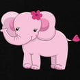 thumbnail image 2 of CafePress - Cute Pink Baby Girl Elephant Maternity Dark T Shir - Maternity Dark T-Shirt, 2 of 3