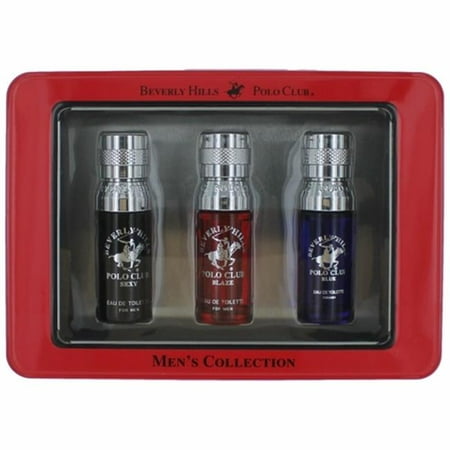 Beverly Hills Polo Club amgbhpc3mrd Variety Gift Set for Mens, Red - 3
