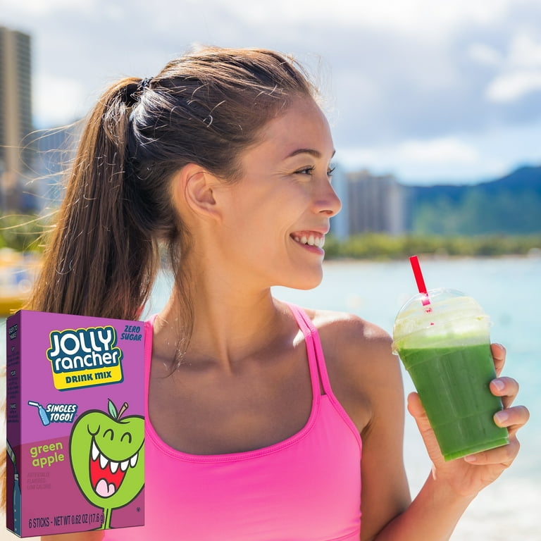 Jolly Rancher Green Apple and Watermelon Singles to Go Powdered