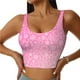 thumbnail image 1 of Fotbe Breast CancerN Ribbons Awareness Sujetador Deportivo Largo sin Aros para Mujer con Almohadillas y Soporte Medio, Transpirable y Absorbente, Camiseta Tipo Chaleco o Tank Top-Large, 1 of 8