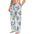 thumbnail image 2 of Xecao Daisies Flowers Men's Straight Lounge Pajama Pants: The Ultimate in Comfortable Sleepwear, 2 of 9