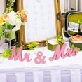 thumbnail image 2 of Gymchoice Mr and Mrs Sign for Wedding Table Wooden Wedding Signs Sweetheart Table Decorations Large Mr & Mrs Wood Letters Just Married Sign for Vintage Wedding Anniversary Party Decor, 2 of 7