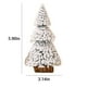thumbnail image 3 of Árboles de Navidad Miniatura Cubiertos de Nieve - Juego de 4 pinos flocados con bases de madera para decoración de mesa, pueblos y manualidades (15cm, 20cm, 25cm, 29cm), 3 of 6