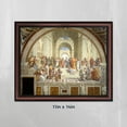 thumbnail image 7 of School of Athens by Raphael, World Famous Wall Art Collection, Framed Wall Art for Your Living Room or Kitchen Decor, 11x14, 2468W, 7 of 7