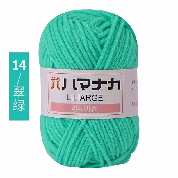 Hilo de lana de algodón suave para tejer para bebé, hilo grueso de terciopelo de fibra, hilo de ganchillo para tejer a mano para suéter DIY