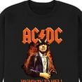 thumbnail image 3 of ACDC - Halloween - Highway To Hell - Men's Crew Neck Fleece Pullover, 3 of 5