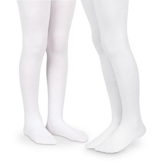 Jefferies Socks Girls Baby Ultra Soft Microfiber School Uniform Footed Tights 2 Pair Pack