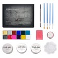 thumbnail image 2 of Make Up Kits, Safe Nontoxic SFX Makeup Kit Long Lasting Creamy Texture  for  Cosplay Party, 2 of 8