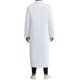 thumbnail image 3 of Abrigo de invierno para hombre Inspire Chic, abrigo de doble botonadura con solapa de muesca, color sólido, blanco, 3 of 7