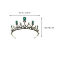 thumbnail image 4 of MasteelfCA 1Pc Retro Rhinestone Crown Hairband Bridal Hairband Wedding Dress Hair Decor, 4 of 8