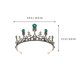thumbnail image 2 of unbranded 1Pc Rhinestone Decorated Green Wedding Crown Hairband Bridal Accessory for Celebrations, 2 of 8