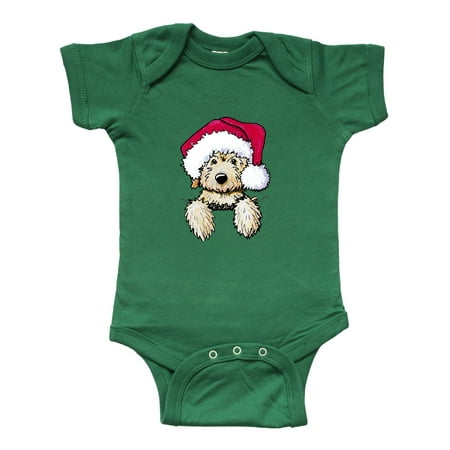 

Inktastic KiniArt Christmas Goldendoodle Gift Baby Boy or Baby Girl Bodysuit