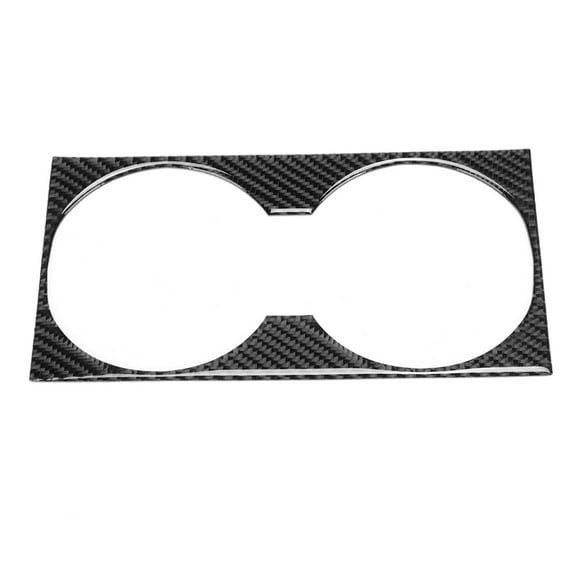 Carbon Fiber Car Interior Water Cup Holder Trim Frame Decoration Fits for Mercedes GLE/GLS/GL