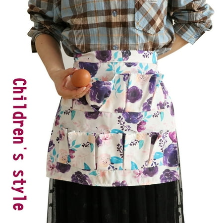 

ERTUTUYI Fashion Collecting Apron Pockets Holds Chicken Farm Home Apron