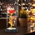 thumbnail image 4 of Otlonpe de cristal con forma de rosa para mujer, cumpleaños y Navidad, 4 of 9