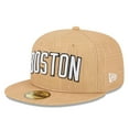 thumbnail image 3 of Men's New Era Gold Boston Celtics 2025/26 City Edition Alternate 59FIFTY Fitted Hat, 3 of 5