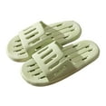thumbnail image 2 of YTCAMLO Non-Slip Shower Shoes for Women and Men Soft Bathroom Slippers with Drain Holes Quick Dry Slide Sandals for Living Room Dorm Gym Pool, Green 5.5-6, 2 of 8