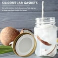thumbnail image 2 of 20 Pcs Silicone Replacement Gasket Seals,Airtight Sealing Rings,Fits Regular Mouth Canning Jars, 2 of 5