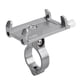 thumbnail image 1 of Soporte de aluminio ajustable para manillar de bicicleta, soporte para teléfono, soporte para teléfono inteligente, titanio, 1 of 15