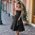 thumbnail image 4 of Women'S 2025 Summer Dress Spaghetti Strap Boho Fit Slim Fit Beach Sundress Black L, 4 of 8