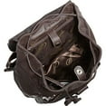 thumbnail image 2 of Miles Leather Flapover Drawstring Backpack, 2 of 4