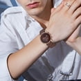 thumbnail image 4 of Montre à Quartz pour Hommes à Cadran Rond Montre à Quartz en Acier Inoxydable pour Hommes avec Cadran Rond Trois Petits Cadrans Montre d'Affaires Quotidienne Bracelet en Acier Inoxydable, 4 of 8