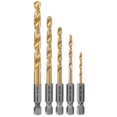 thumbnail image 1 of Juego de brocas Bosch TI5IM Impact Tough™ Titanium Nitrure, 1 of 5