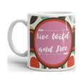 thumbnail image 2 of Live Wild and Free Inspirational Coffee Tea Ceramic Mug Office Work Cup Gift 15oz, 2 of 3