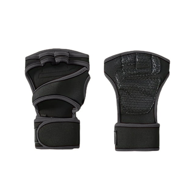 Ovzne Gants d'Entraînement Demi-Doigt pour Hommes Femmes Musculation Gym Cyclisme Protection contre les Callosités