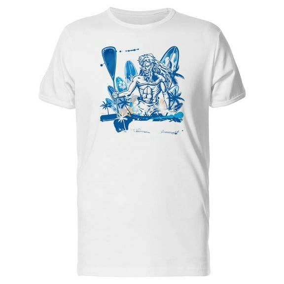 Poseidon Paddle Surfer Tee Men's -Image by Shutterstock