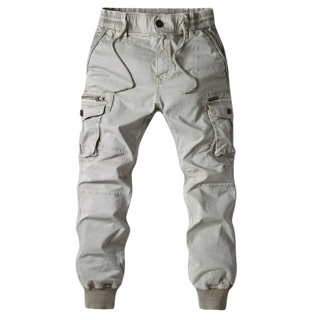 VBARHMQRT Public Rec Pants for Men Four Seasons Mens Plus Size Pants Fashion Multicolor Casual Overalls.