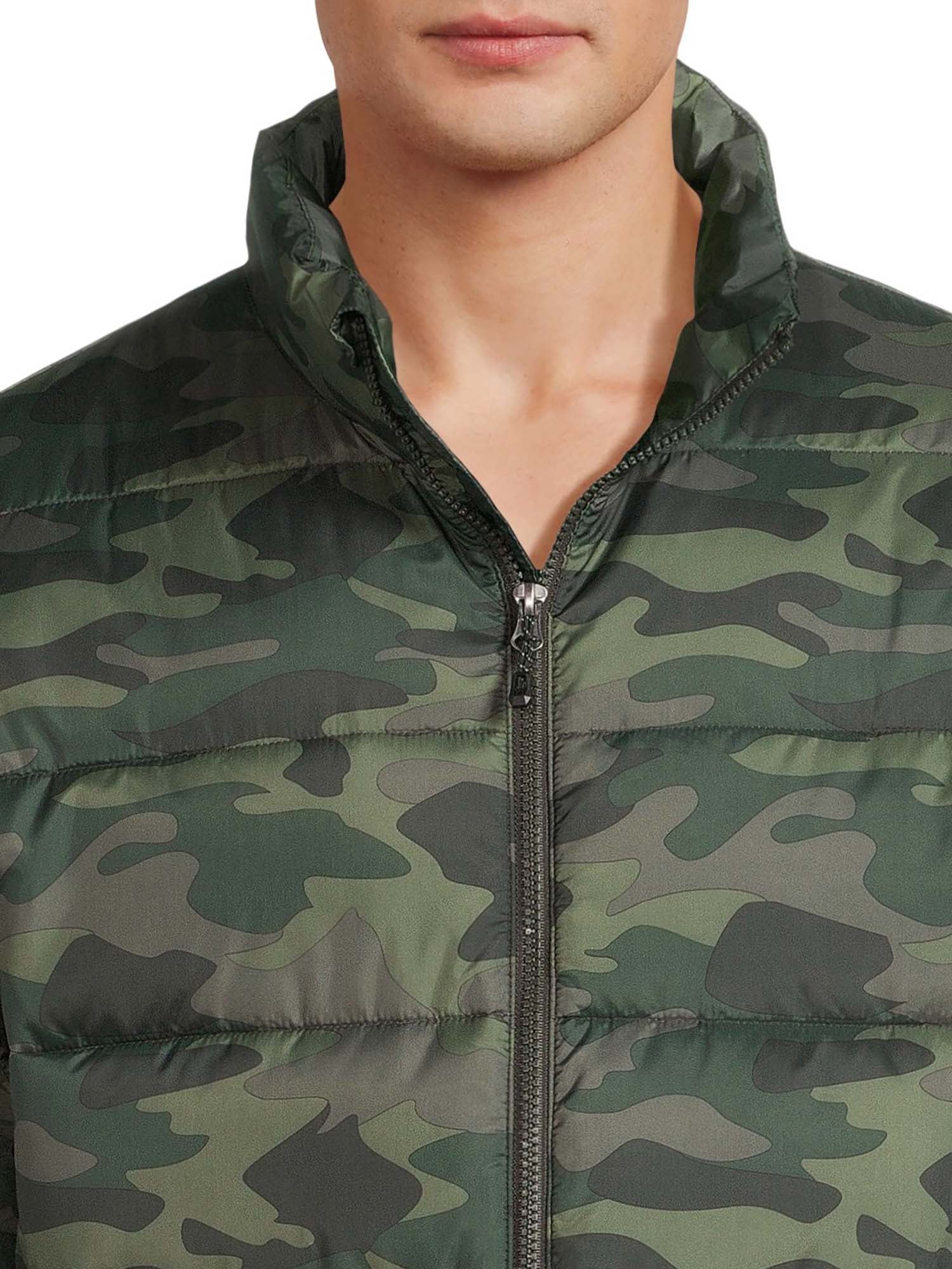 Swiss Tech Men's and Big Men's Packable Puffer Jacket, Sizes S-3XL