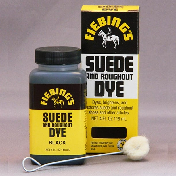 FIEBING'S SUEDE AND ROUGHOUT DYE FOR ALL LEATHER ARTICLES 4 OZ GREEN