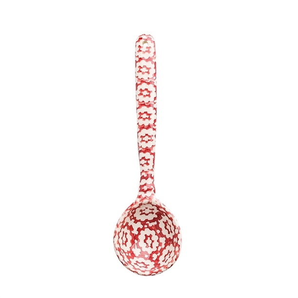 Cuchara de cerámica japonesa for cena, cuchara grande de porcelana, cuchara redonda de mango largo de cerámica, cuchara de sopa asiática, 1 pieza