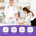 thumbnail image 5 of Medical Exam Table Paper Roll, 18 Inch x 125 Feet. Pack of 9 White Pediatric Table Paper Rolls. Textured Exam Paper Roll. Diaper Changing Table Paper Roll. Exam Bed Paper, 5 of 6