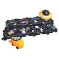 thumbnail image 1 of Juego de pista de rompecabezas, regalos del día de Valentín para niños, tapete de juego de rompecabezas con vehículo, para niñas y niños de 2, 3, tema espacial 8 piezas, 1 of 8