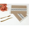 thumbnail image 5 of Unique Bargains Set of 4 Farmhouse Placemats for Dining Table Decor Brown-Black, 5 of 6