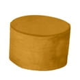 thumbnail image 2 of pitrice 45*25cm Round Bean Bag Cover Footstool Footrest Ottomans Cover Yellow, 2 of 9