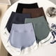 thumbnail image 3 of Pantalones cortos de verano con contraste de color fino, leggings de cintura alta, pantalones de seguridad Barbie, pantalones de tiburón de línea sin vergüenza de tres puntos para mujeres, 3 of 3