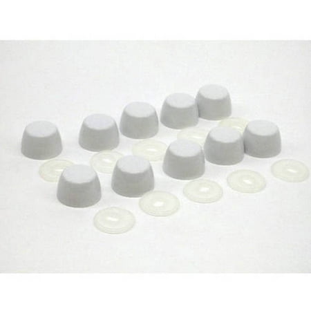 Toto Bolt Cap Set (10 Caps and 10 Bases) f for All Toilet Models (Except Mercer) and Piedmont Bidet, Available in Various