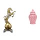 thumbnail image 1 of Figura De Caballo De Resina Moderna Y Jarrón De Jengibre De Porcelana, Adorno Decorativo Para Centro De Mesa, Estante Para Sala De Estar, Oficina, Arreglo Floral., 1 of 8