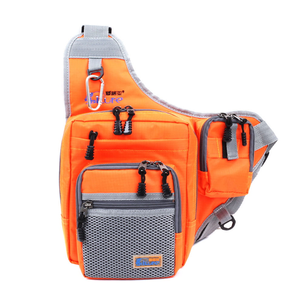39 12CM Fishing Bag Multi-Purpose Waterproof Canvas Fishing Reel Lure Tackle Bag Walmeck 32